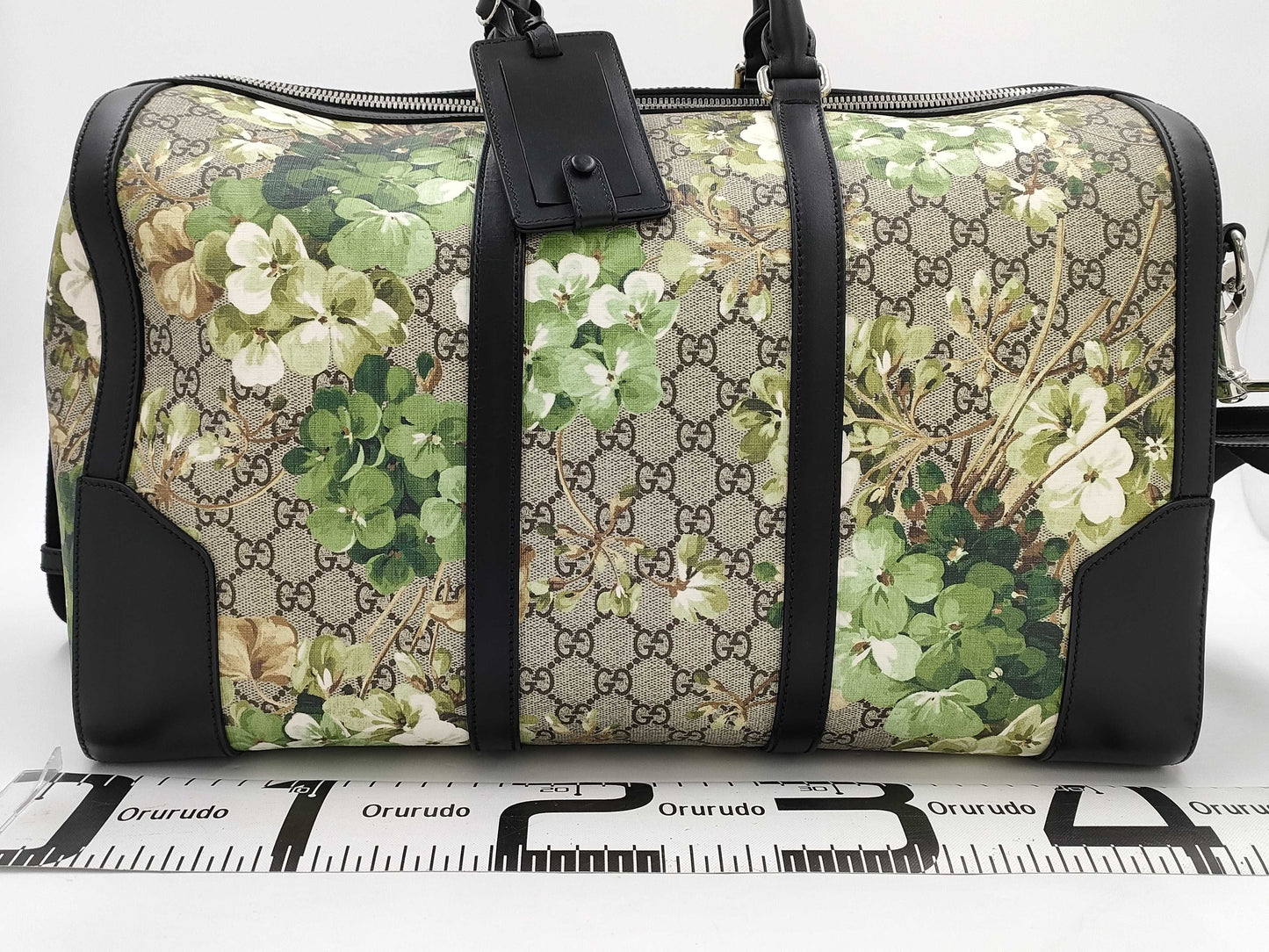 GUCCI GUCCI406380 Boston Bag Beige x Black Bag