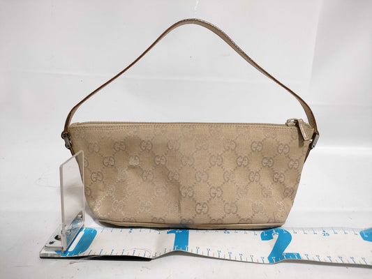 GUCCI GG Canvas Gucci GUCCI GG Canvas Beige Handbag Pouch Handbag