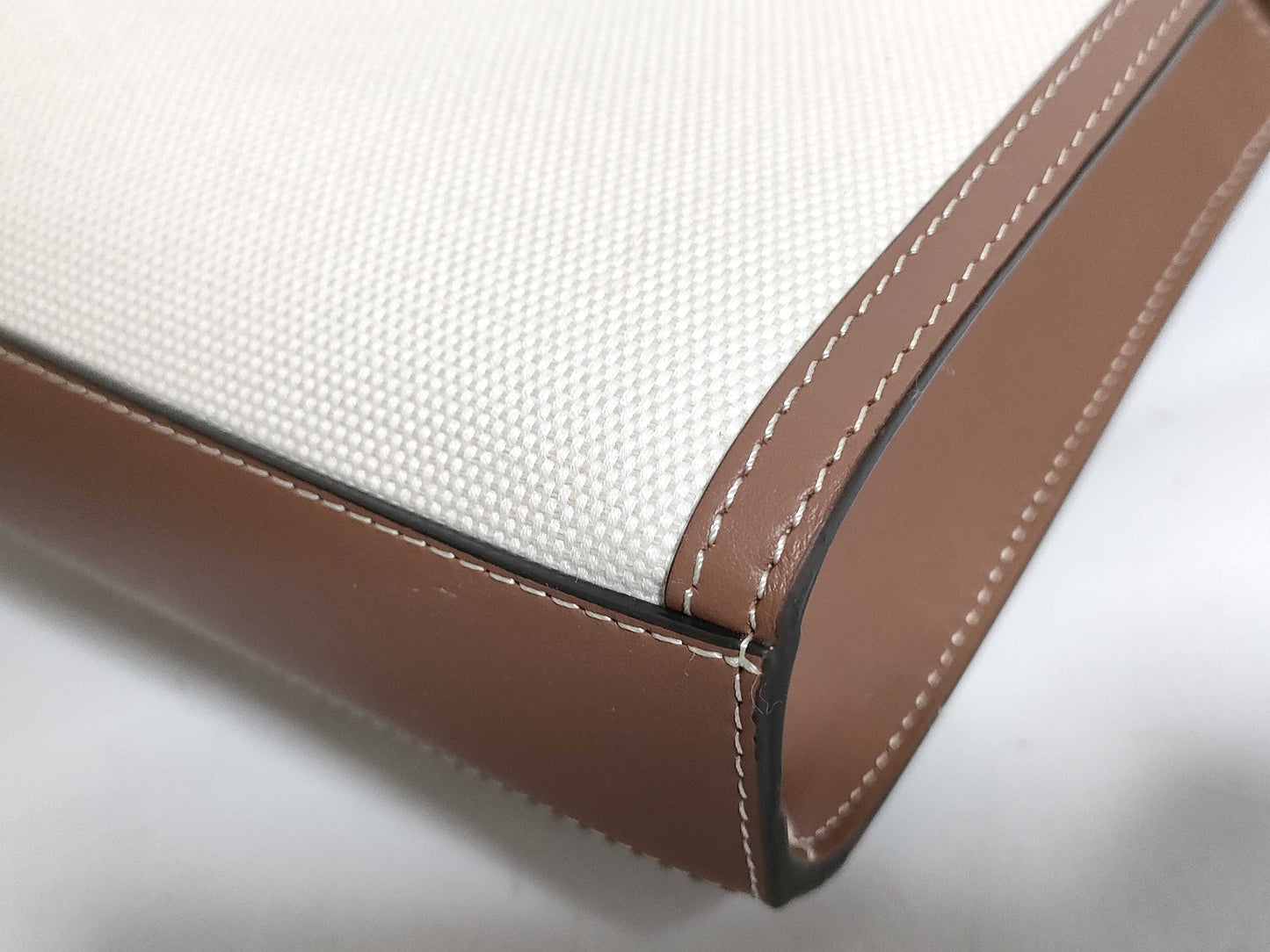 BURBERRY Mini Two-Tone 2-Way Handbag Shoulder Bag