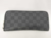 LOUIS VUITTON LV Damier Graphite Zippy Wallet Vertical N63095 Wallet