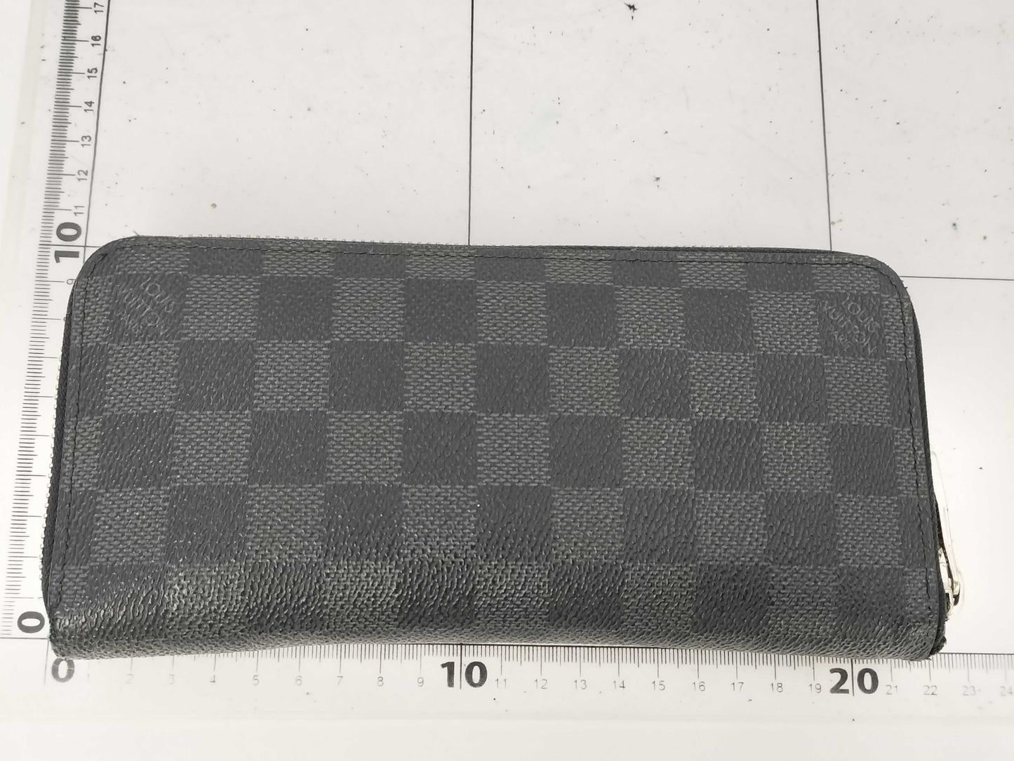 LOUIS VUITTON LV Damier Graphite Zippy Wallet Vertical N63095 Wallet