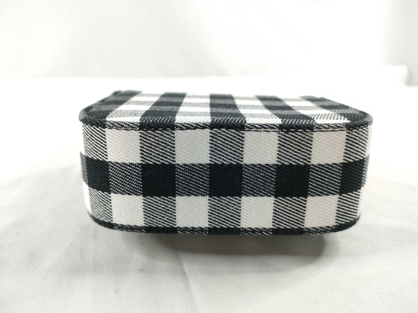 CELINE Triomphe Canvas Gingham Check Shoulder Bag