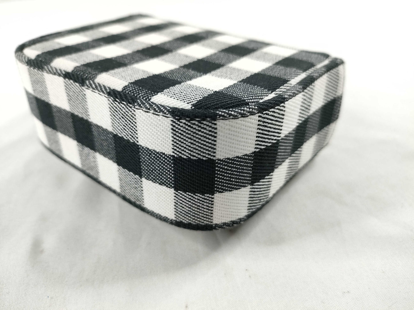 CELINE Triomphe Canvas Gingham Check Shoulder Bag