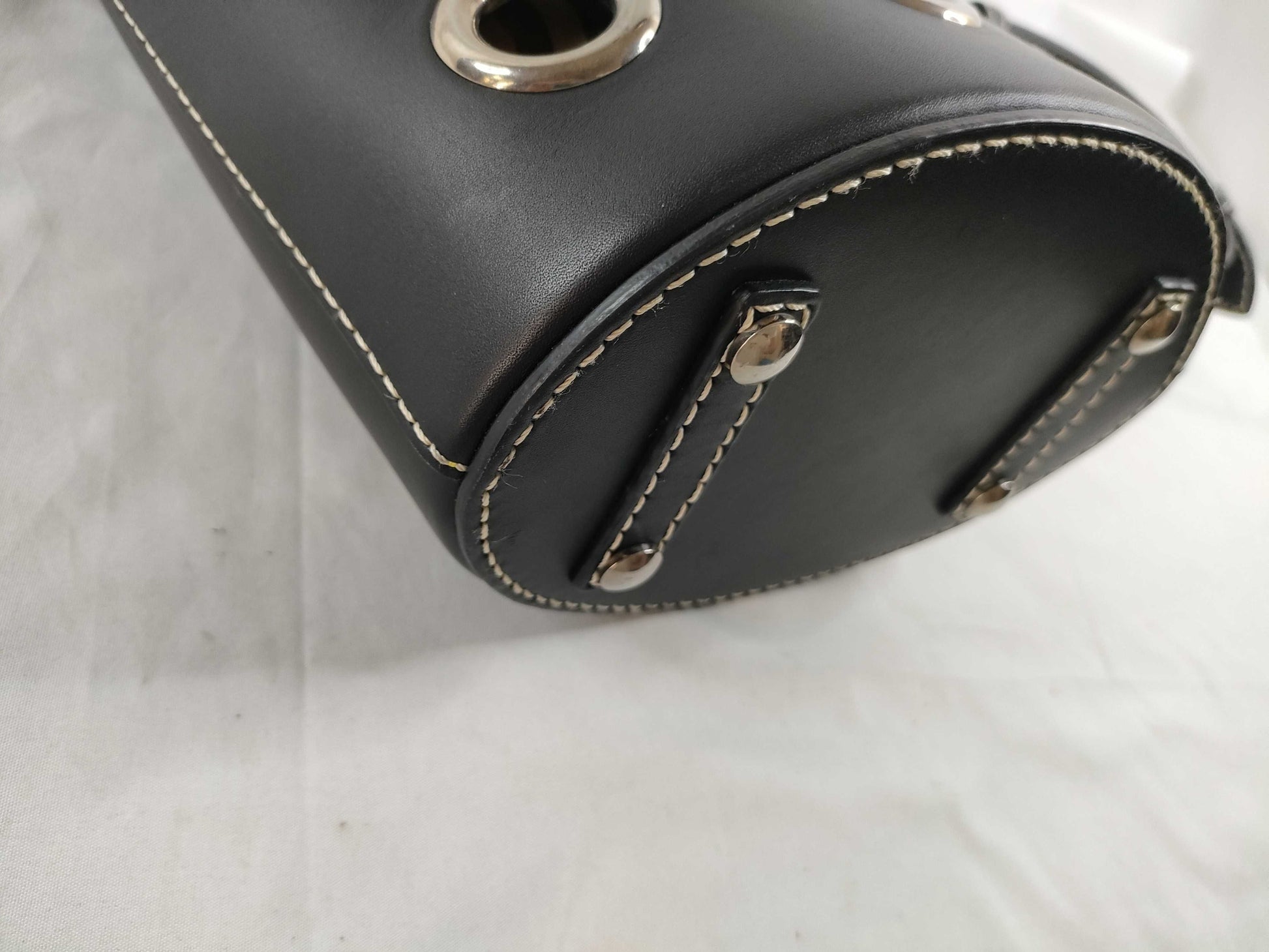 BURBERRY Leather Nova Check Shoulder Bag