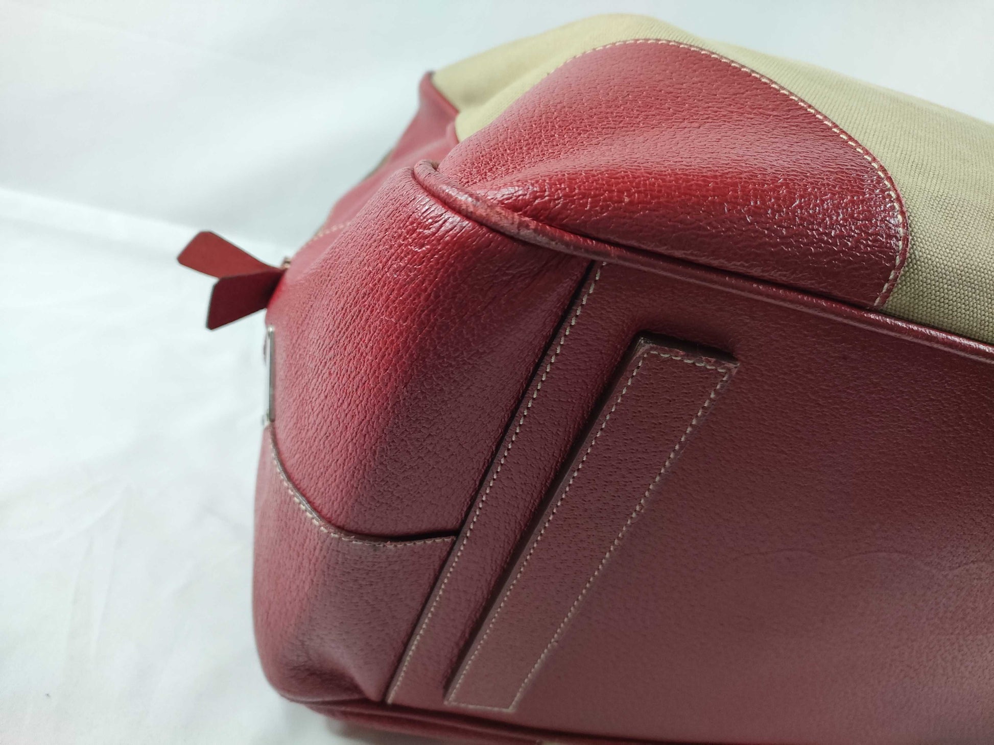 PRADA Canvas x Saffiano Boston Bag Boston Bag