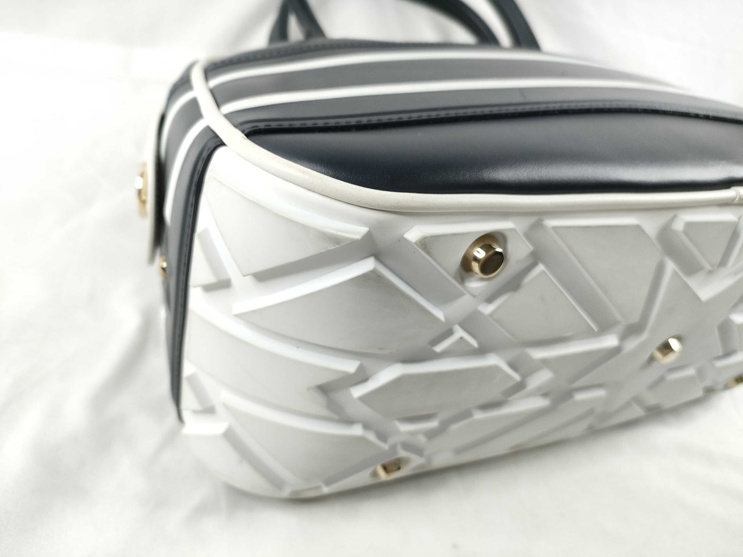 Dior Leather Bowling Boston Bag Boston Bag