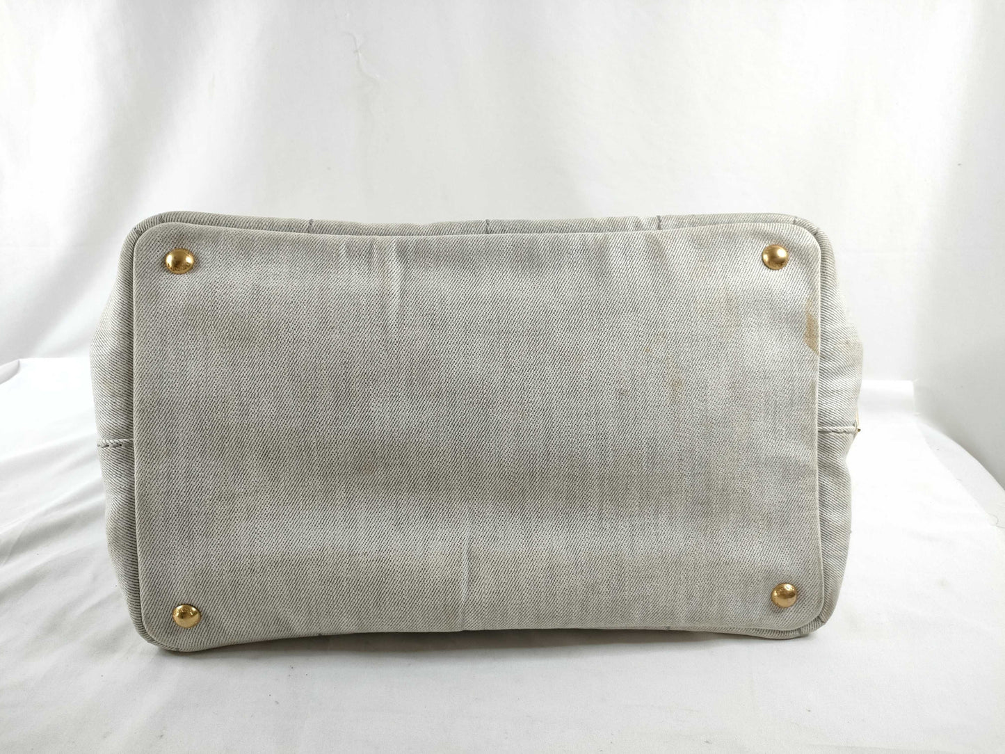PRADA Canapa Tote Bag with Strap