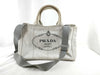 PRADA Canapa Tote Bag with Strap