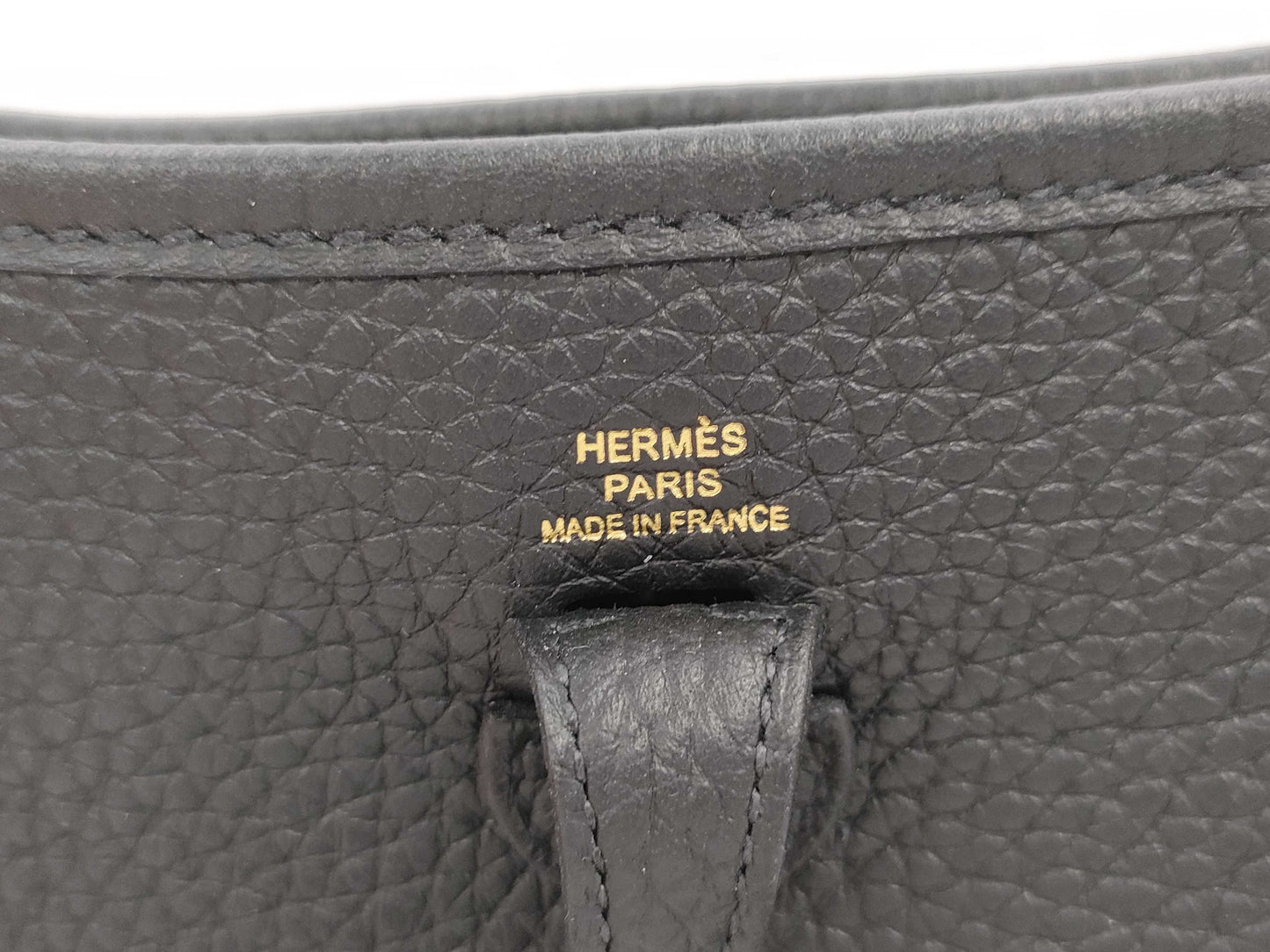 HERMES Evelyn TPM B Stamp G Hardware Shoulder Bag