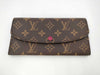 LOUIS VUITTON LOUIS VUITTON Monogram Portefeuille Emily Fuchsia Wallet