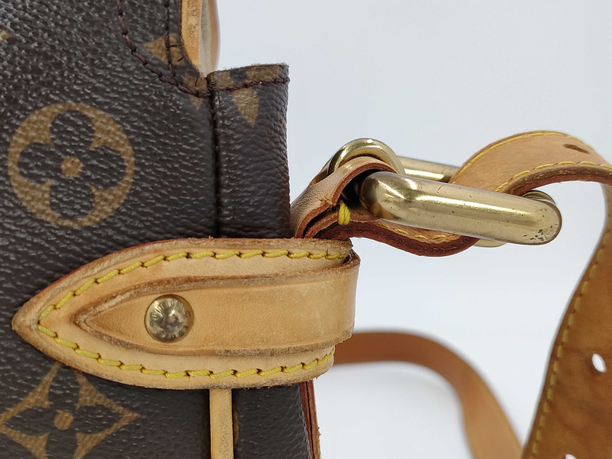 LOUIS VUITTON Louis Vuitton Shoulder Bag M40027 Hudson PM Brown DU0056