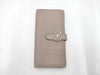 LOUIS VUITTON LOUIS VUITTON Other Line Bags Capucines Vertical Wallet Taurillon Long Wallet Beige x Blue
