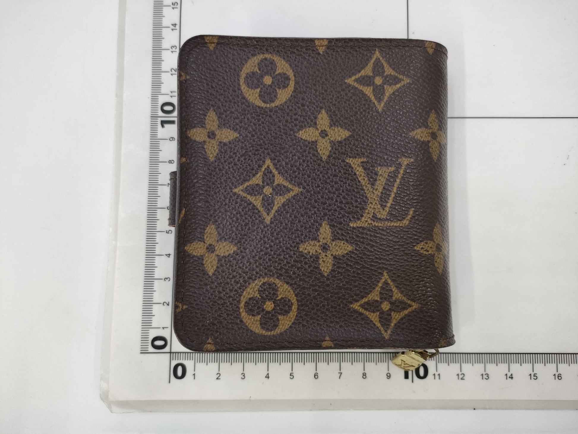 LOUIS VUITTON LV Monogram Compact Zip Wallet