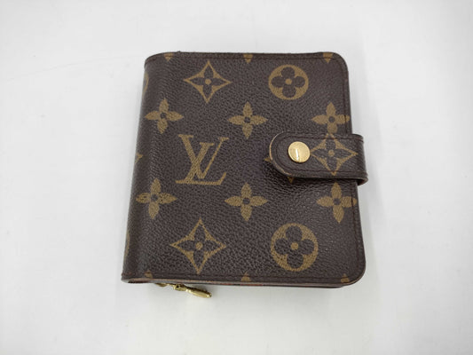 LOUIS VUITTON LV Monogram Compact Zip Wallet
