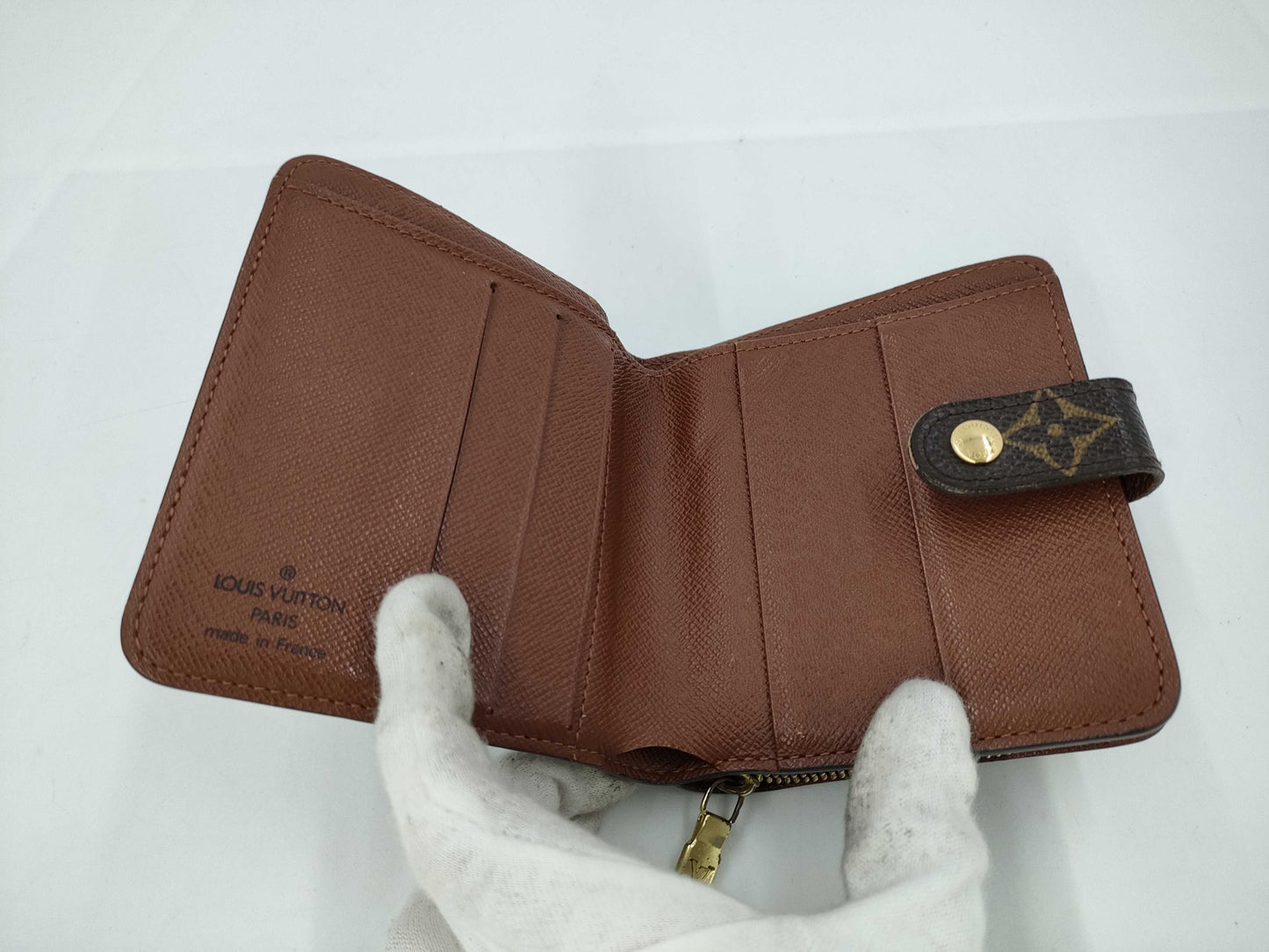 LOUIS VUITTON LV Monogram Compact Zip Wallet