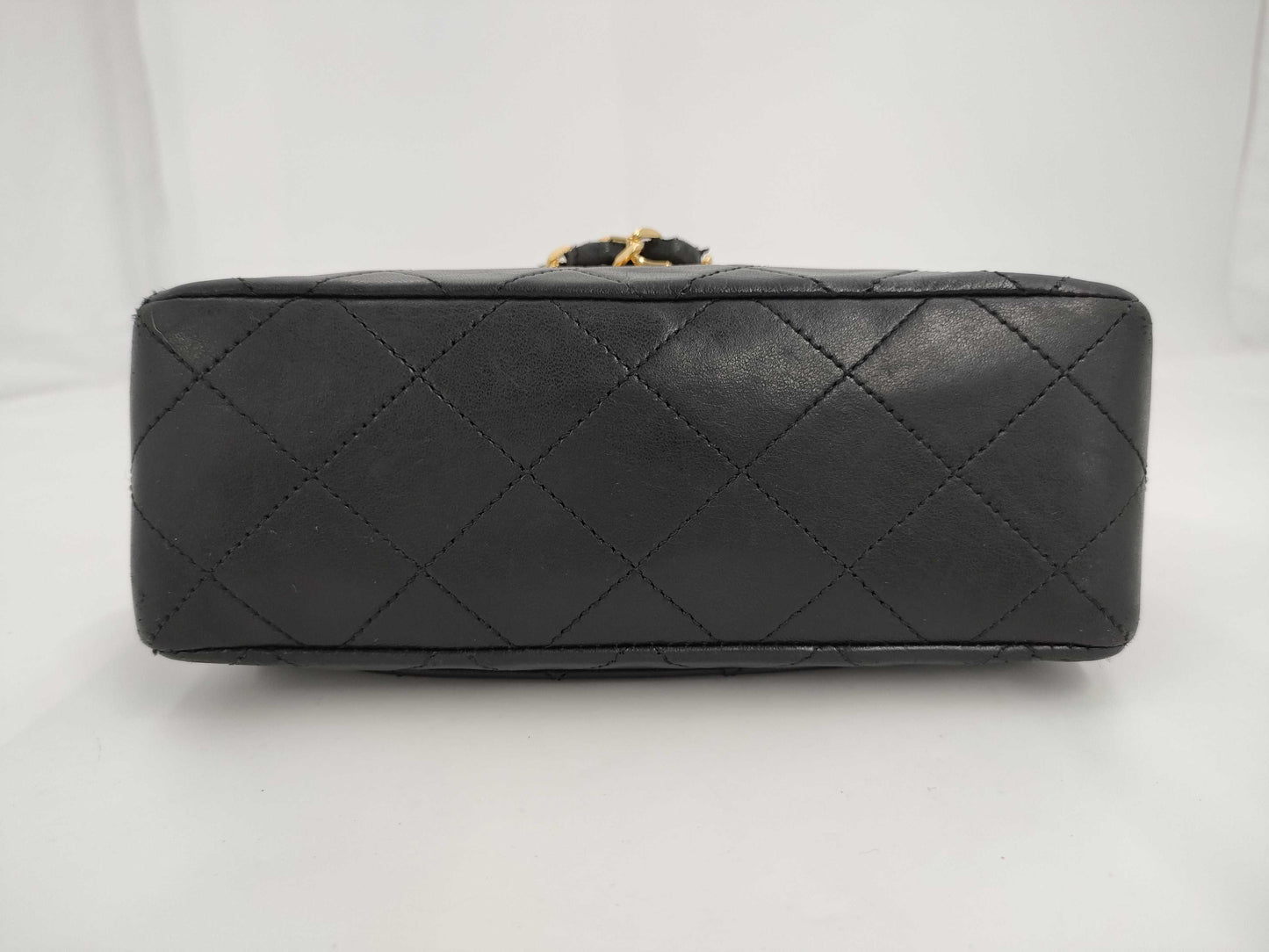 CHANEL Mini Matelasse Shoulder Bag, Black
