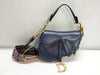 Dior Dior Oblique Saddle Bag Canvas Shoulder Bag