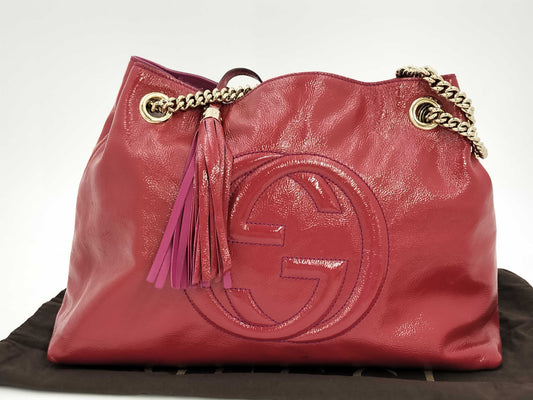 GUCCI Soho Chain Shoulder Bag Handbag