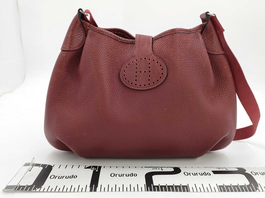 HERMES Rodeo de C engraved shoulder bag