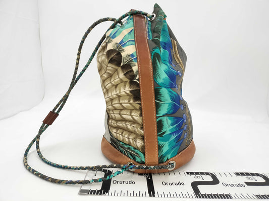 HERMES Socquar 22 □R engraved shoulder bag