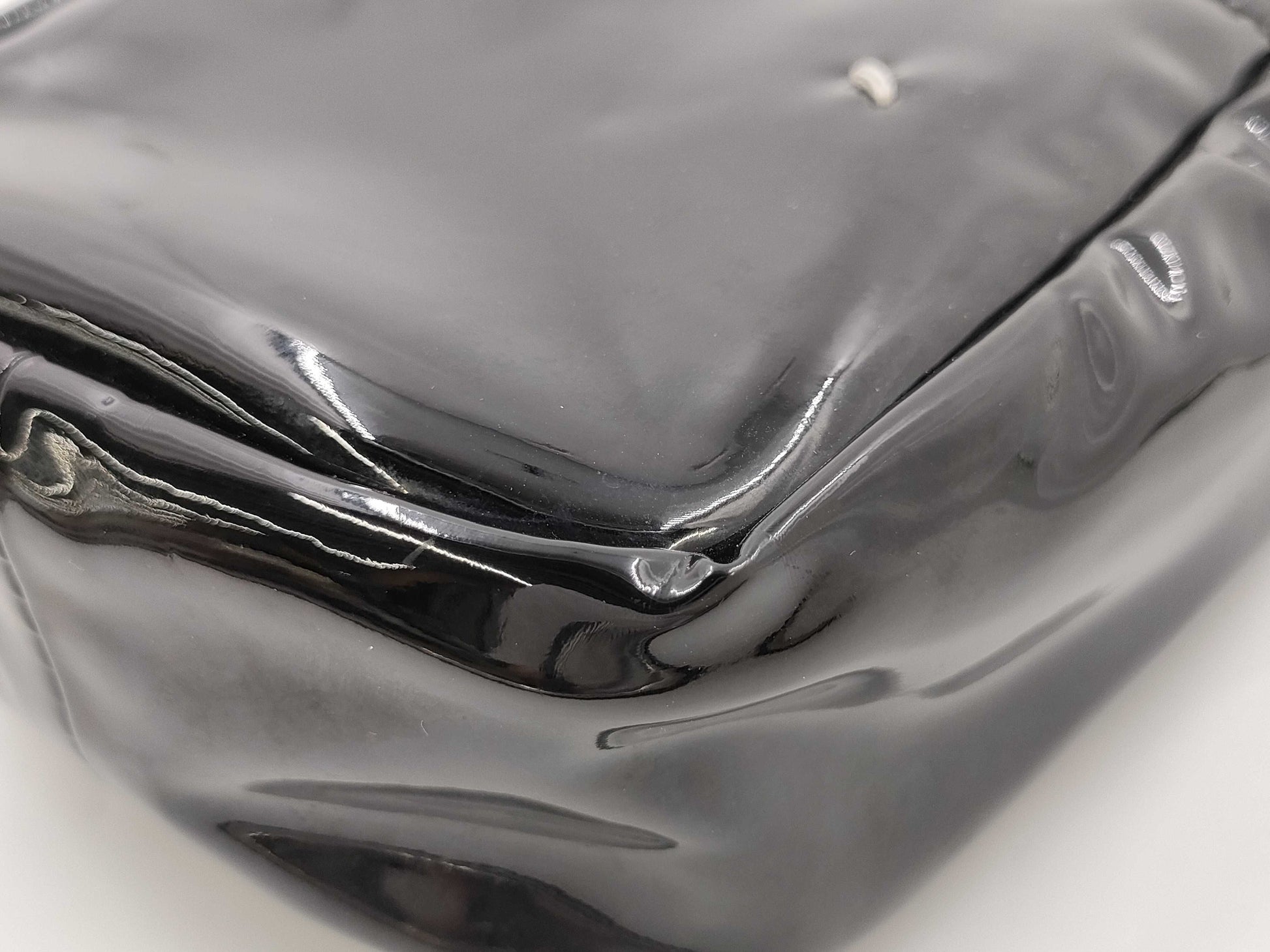 Maison Margiela enamel shoulder bag