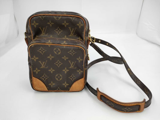 LOUIS VUITTON Monogram Shoulder Bag Serial Number Unknown
