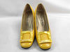 Yves Saint Laurent Pumps in Yellow Leather
