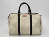 GUCCI GG Plus Handbag PVC White x Black 193603