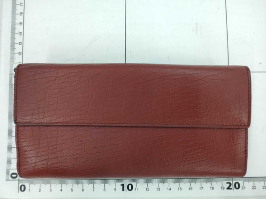 GUCCI Horsebit Long Wallet Leather Red 101602 Wallet