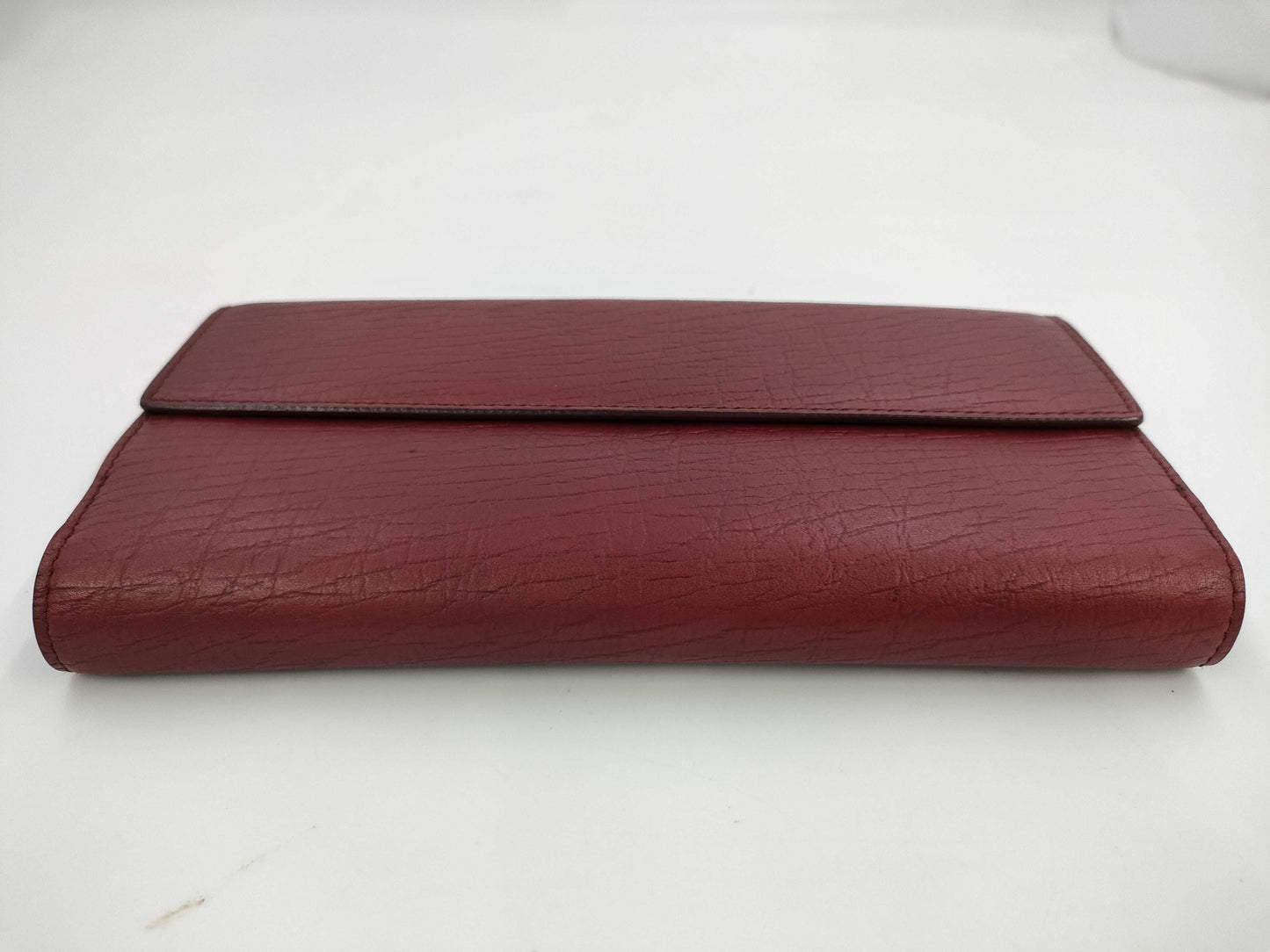 GUCCI Horsebit Long Wallet Leather Red 101602 Wallet