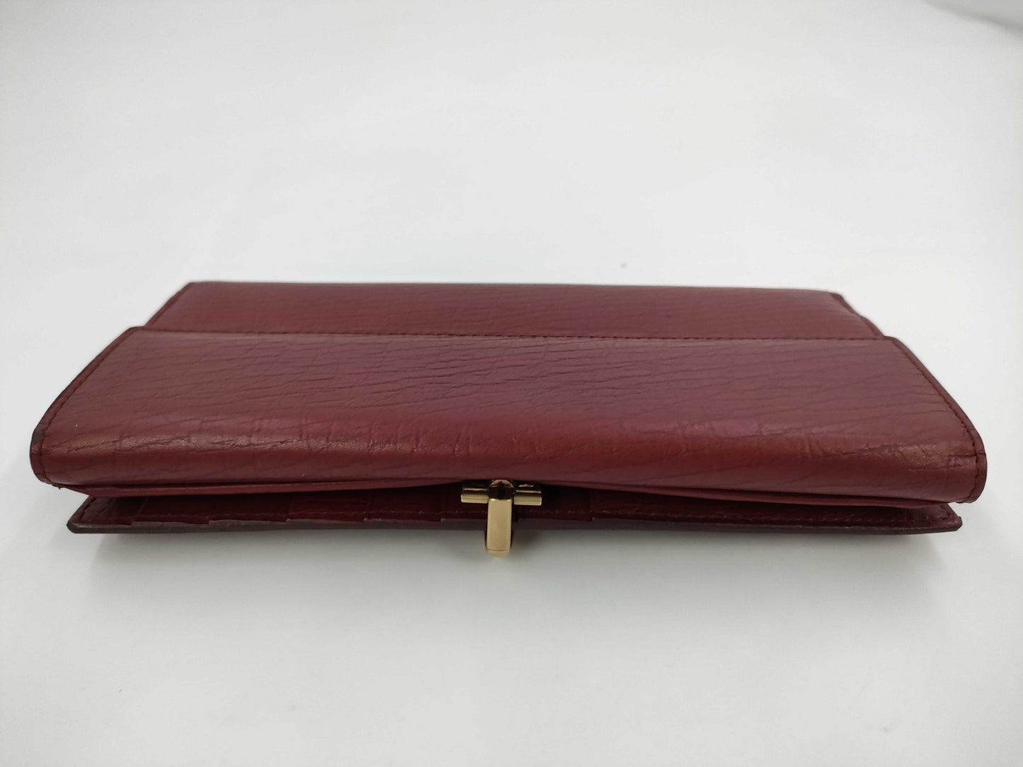 GUCCI Horsebit Long Wallet Leather Red 101602 Wallet