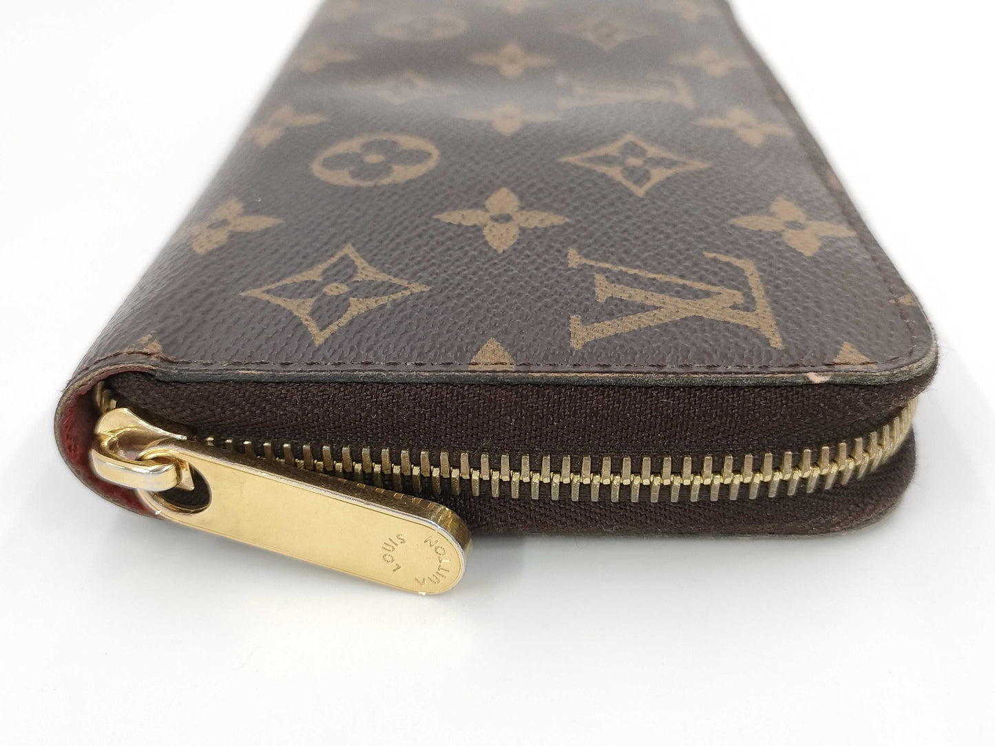 LOUIS VUITTON Louis Vuitton Monogram Zippy Wallet Coquelicot MI0178 Wallet