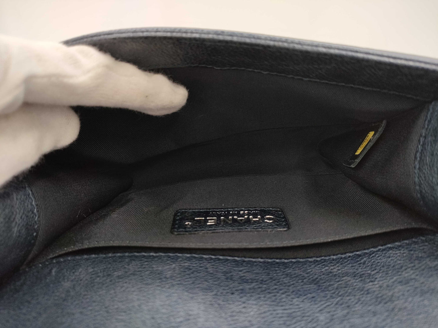 CHANEL Boy Chanel 20 Shoulder Bag Blue
