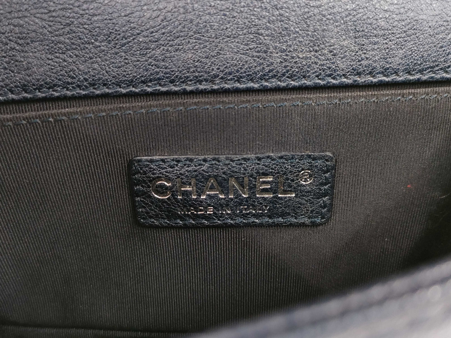 CHANEL Boy Chanel 20 Shoulder Bag Blue