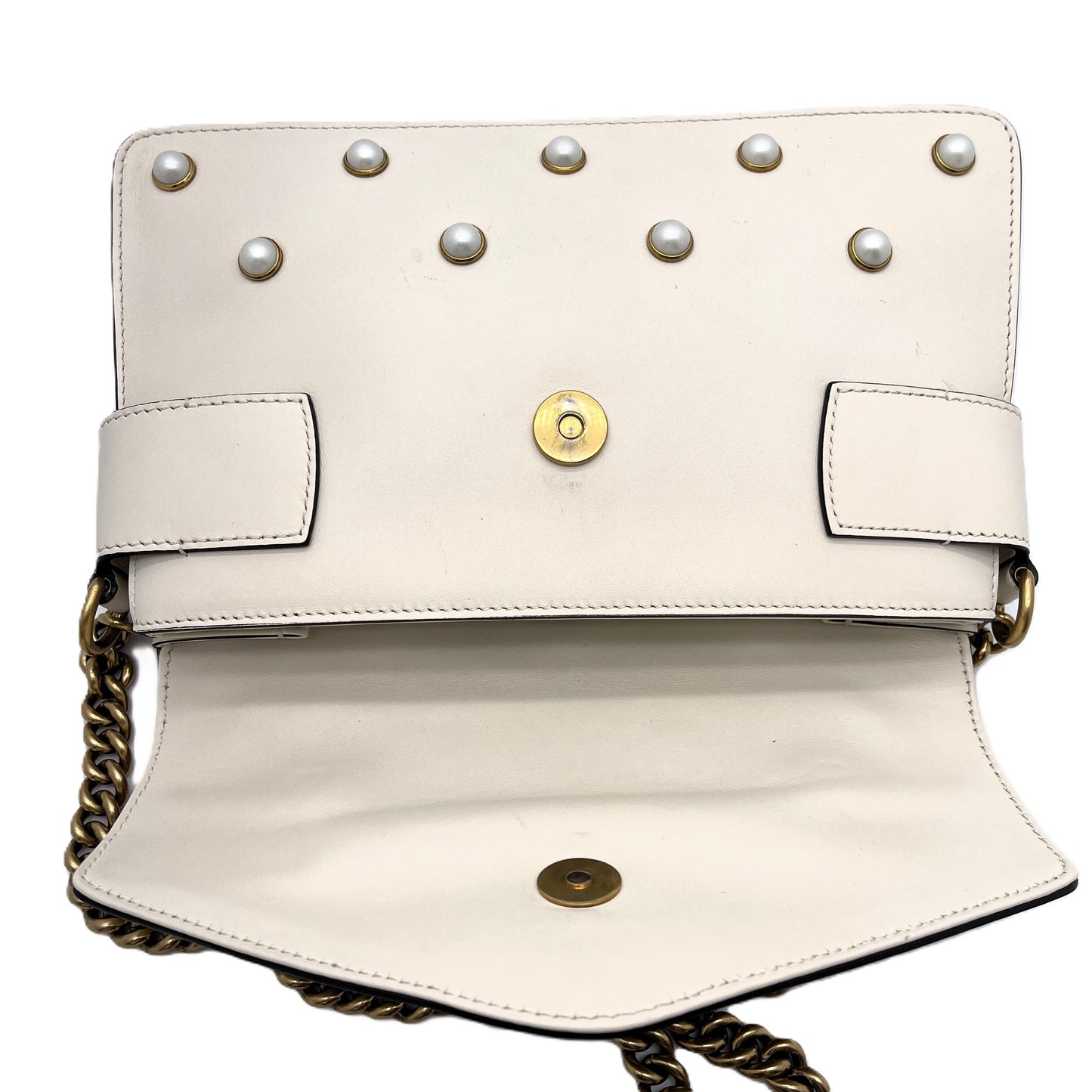 GUCCI Queen Margaret Pearl Shoulder Bag