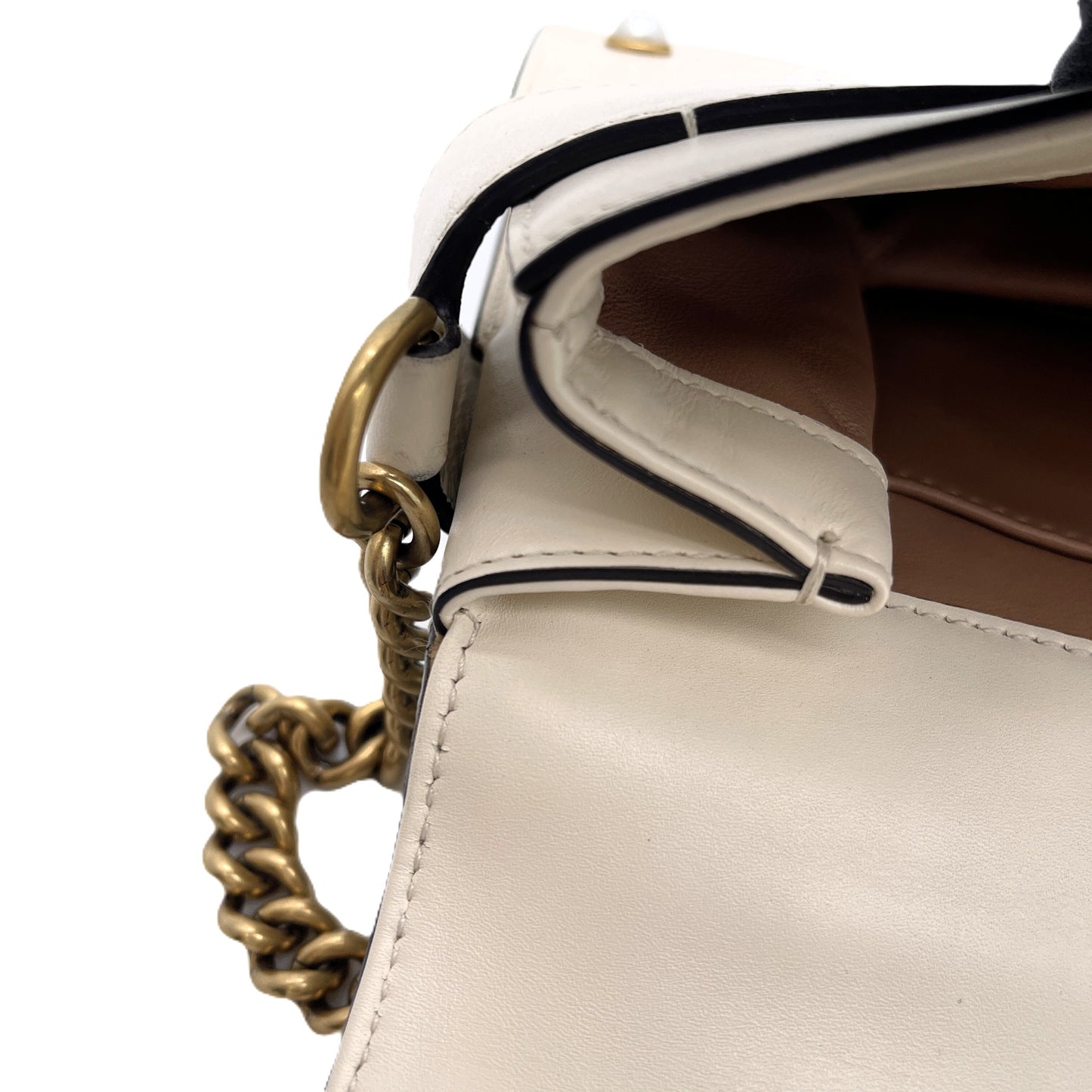 GUCCI Queen Margaret Pearl Shoulder Bag