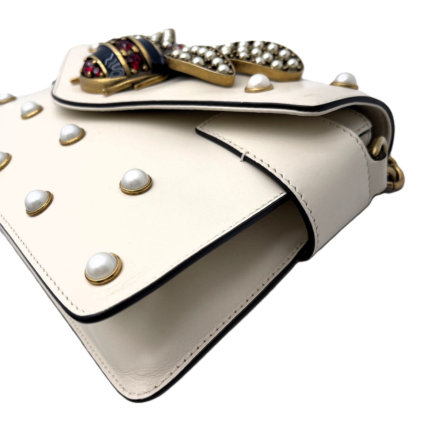 GUCCI Queen Margaret Pearl Shoulder Bag
