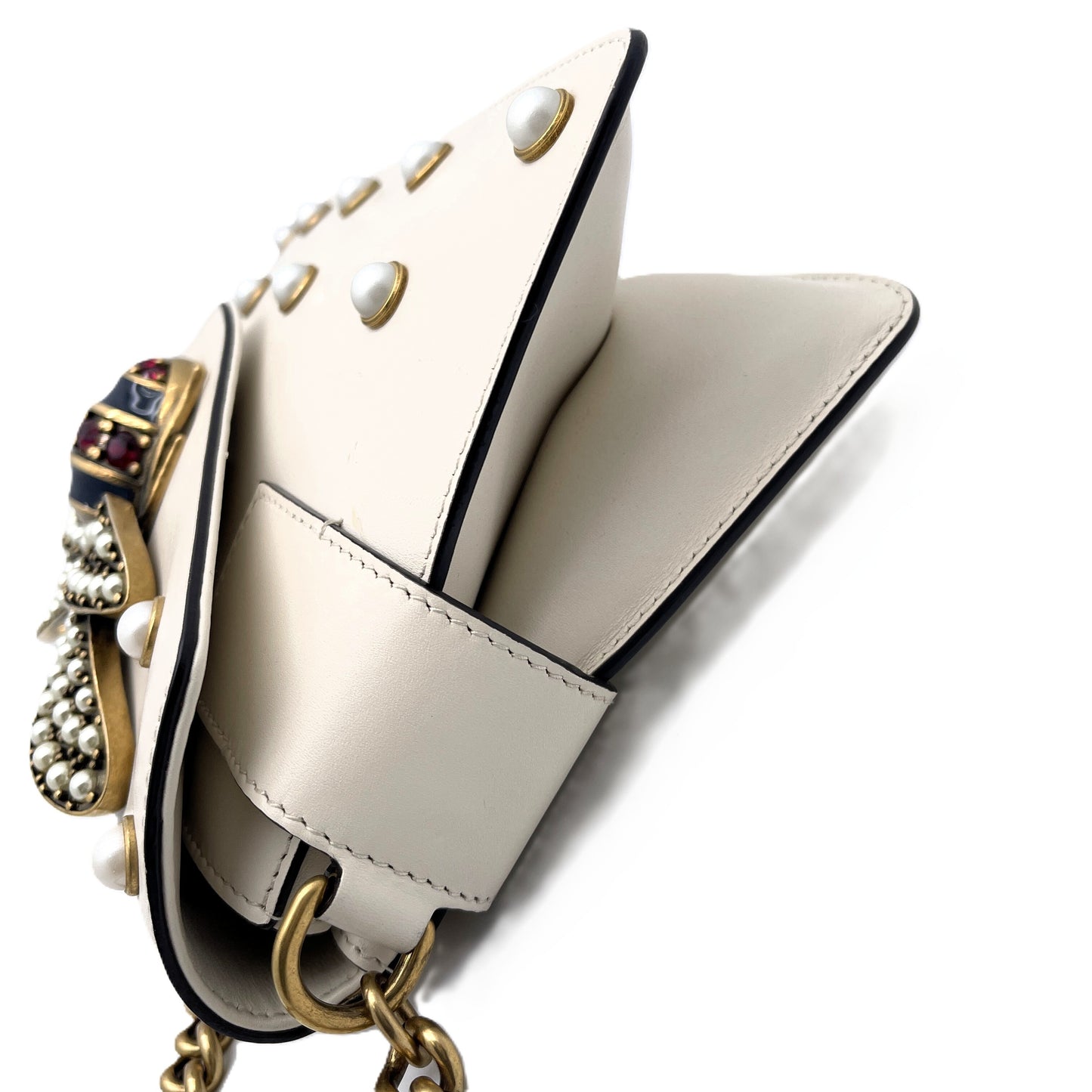 GUCCI Queen Margaret Pearl Shoulder Bag