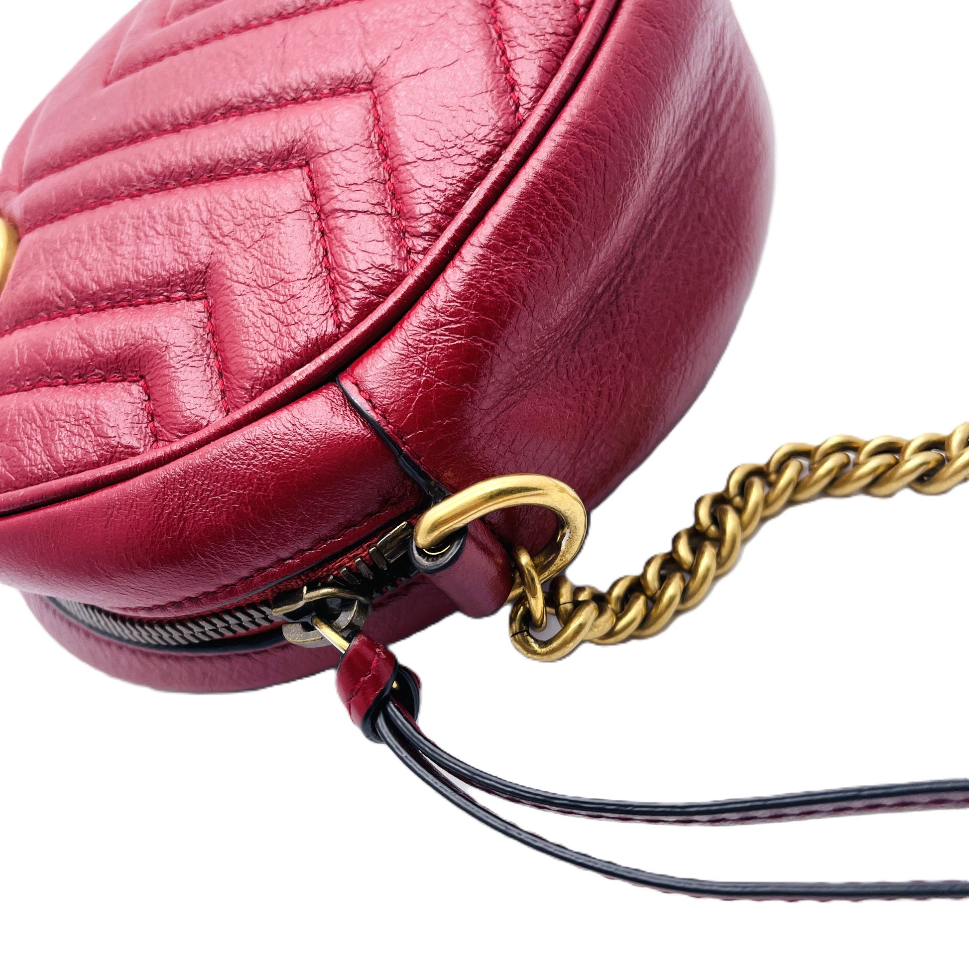 GUCCI Gucci Marmont Round Shoulder Bag