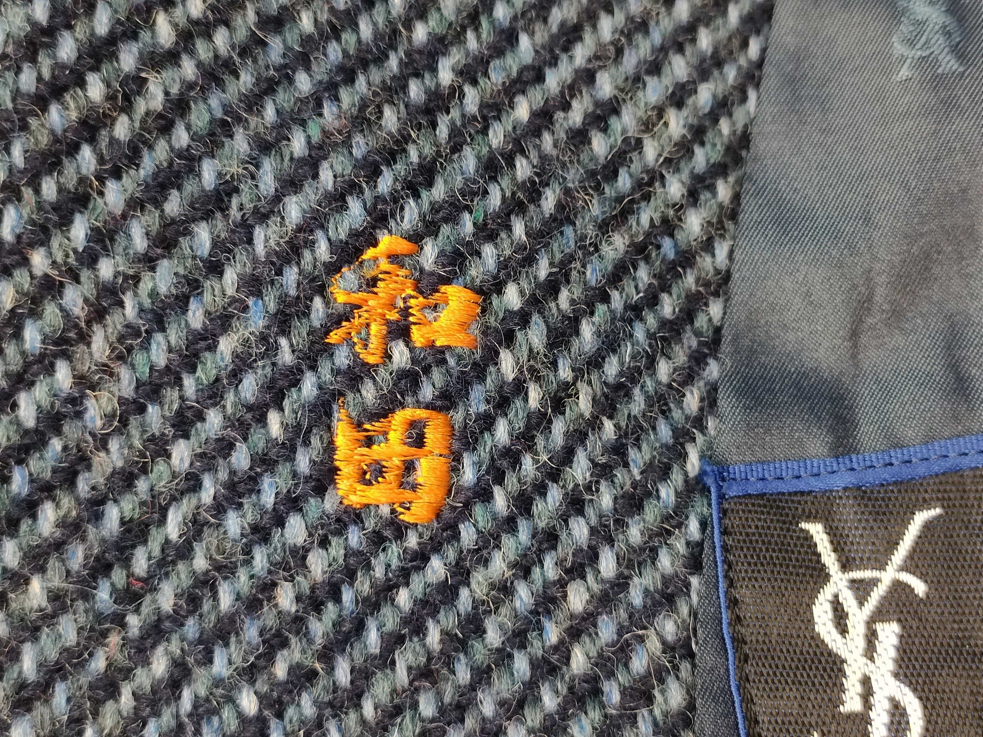 Yves Saint Laurent Tweed Tailored Jacket with YSL Logo Buttons