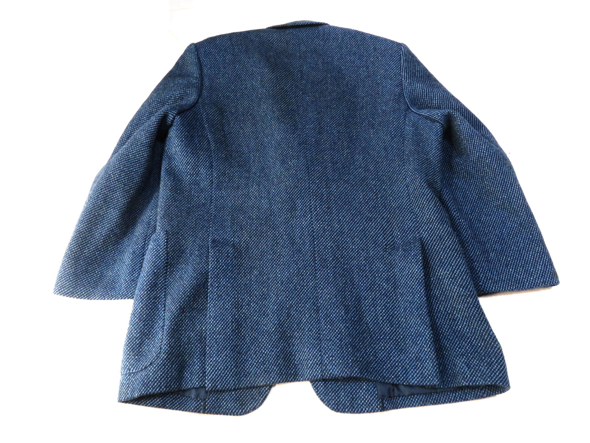 Yves Saint Laurent Tweed Tailored Jacket with YSL Logo Buttons