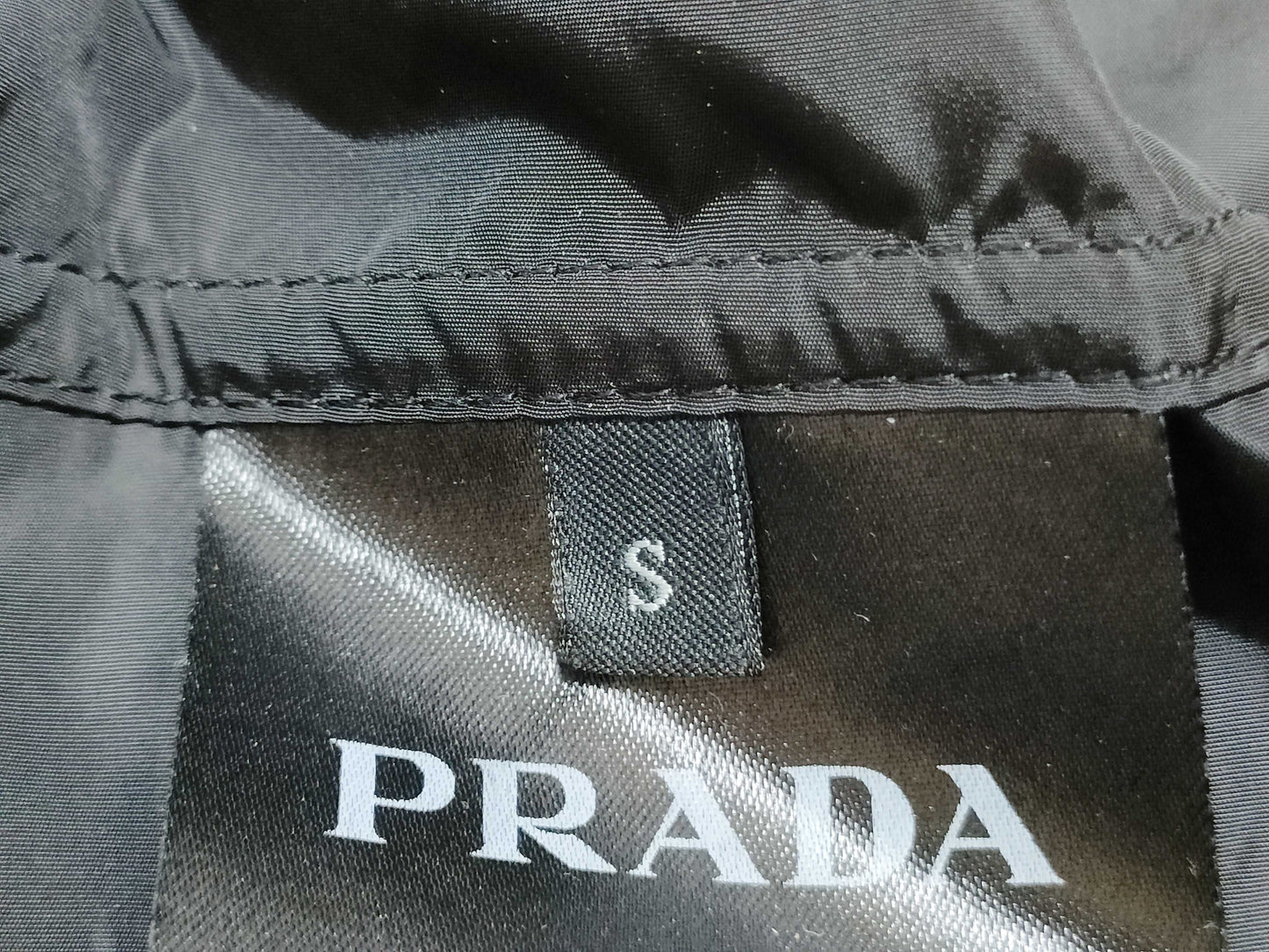 PRADA PRADA Prada Sport Nylon Pocket Long Sleeve Shirt Black Shirt