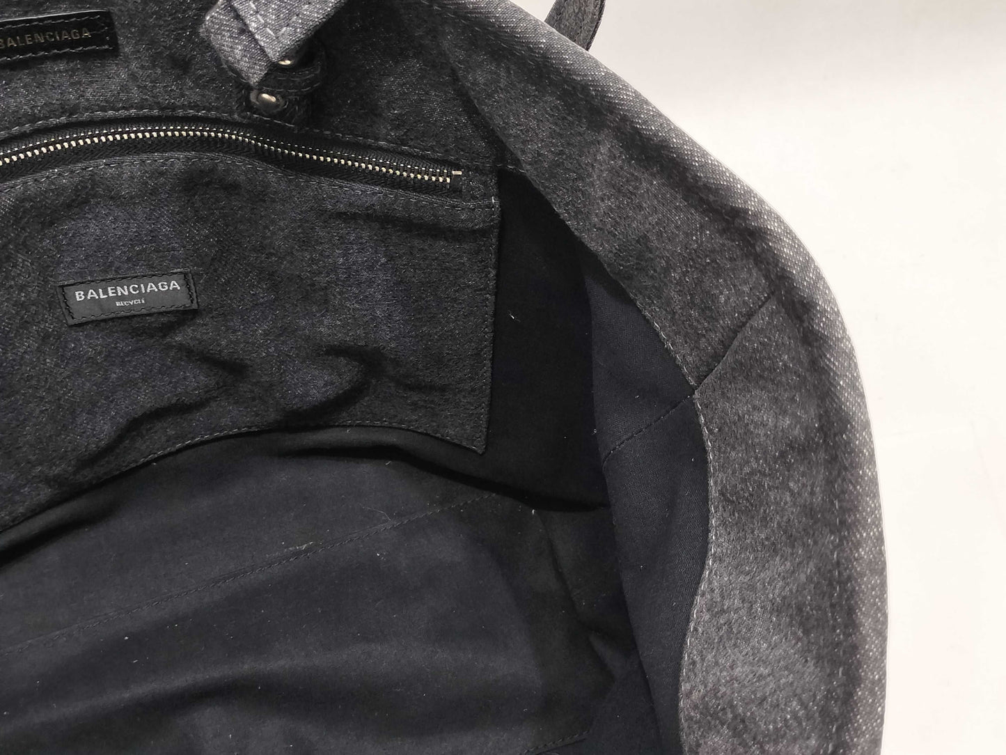 BALENCIAGA BALENCIAGA Denim Reconstruction Tote Bag 2-Way Tote Bag