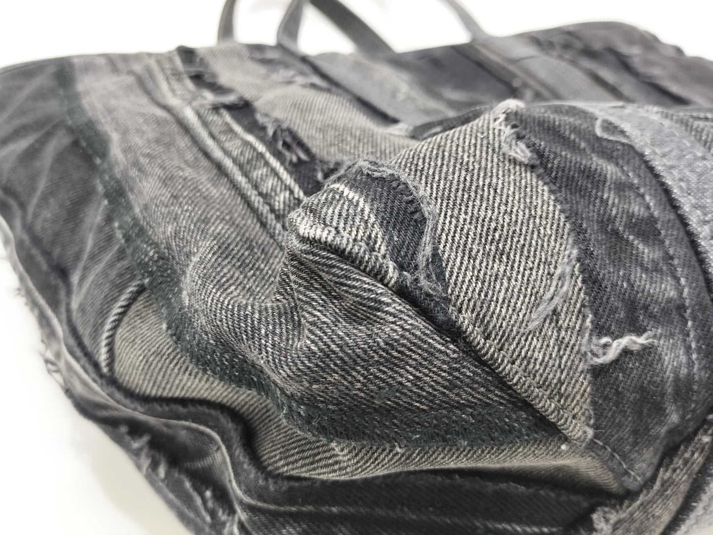 BALENCIAGA BALENCIAGA Denim Reconstruction Tote Bag 2-Way Tote Bag
