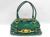 GUCCI Bamboo Horsebit Bamboo Leather Mini Boston Bag Handbag