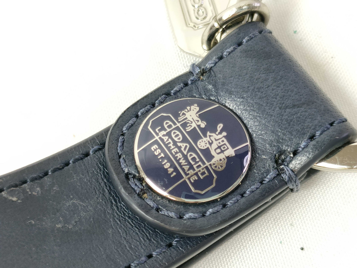 COACH 2 small items: card case, pass case, business card holder