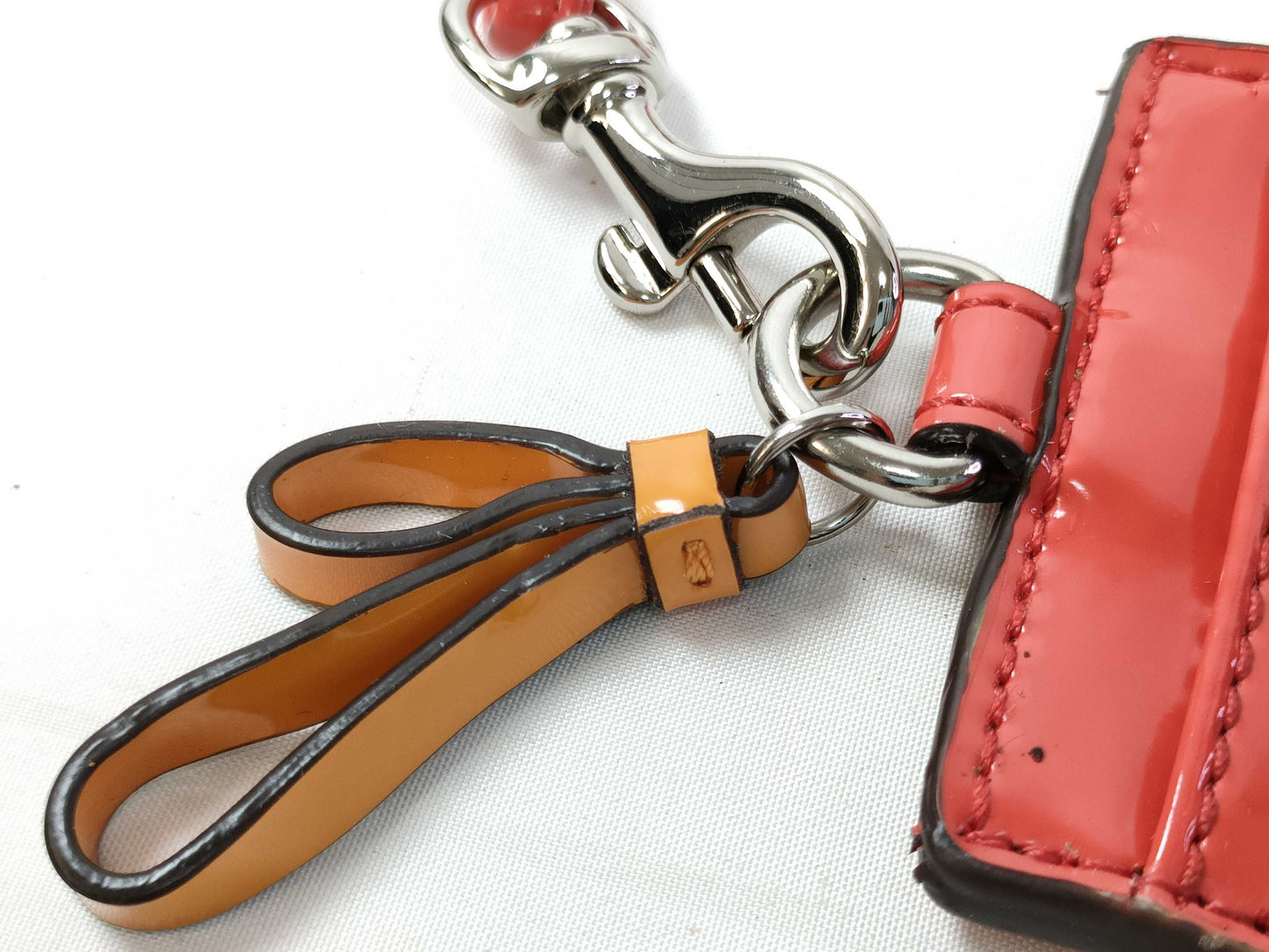 COACH 2 small items: card case, pass case, business card holder
