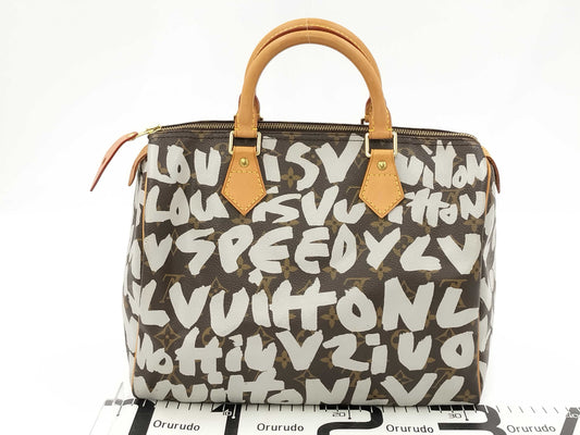 LOUIS VUITTON Graffiti Speedy Handbag