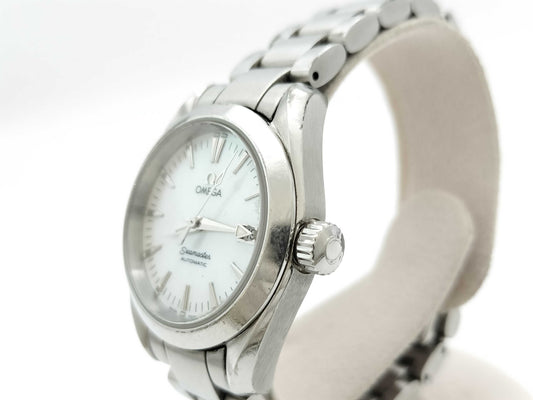 OMEGA 2573.70 59638145 Quartz Shell Dial Women's Watch