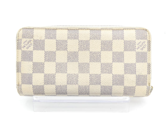 LOUIS VUITTON Damier Azur Zippy Wallet